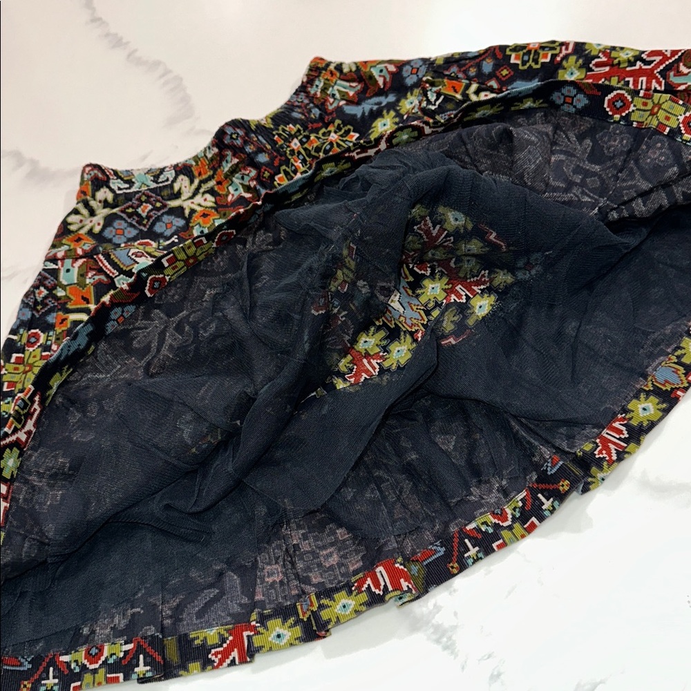 JOTTUM SIZE 8 FULL RICH DETAIL GIRLS SKIRT WITH MINI BAG & RUFFLE LAYERS OF CORD